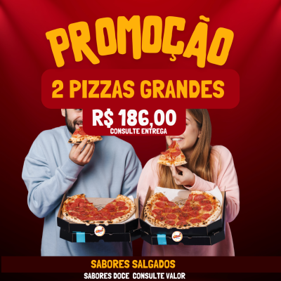 2 Pizzas grandes