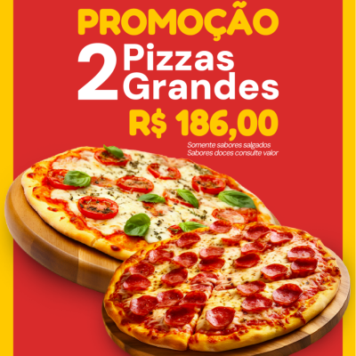 2 Pizzas grandes